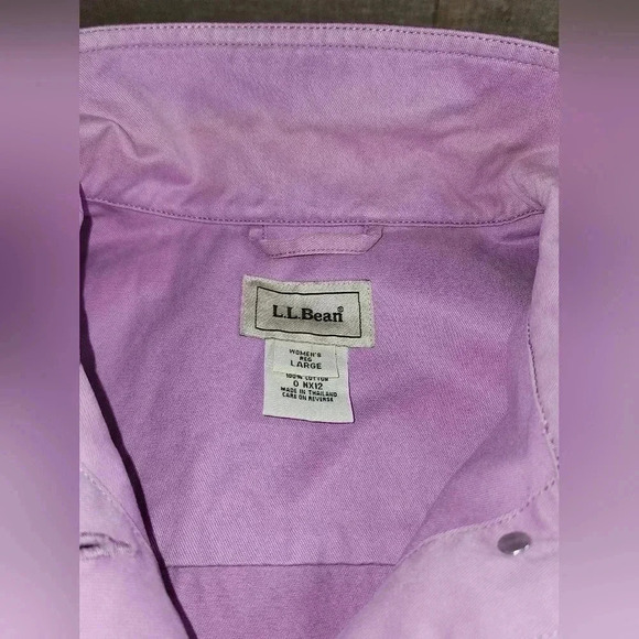 L.L. Bean cotton jacket size large - Picture 6 of 8
